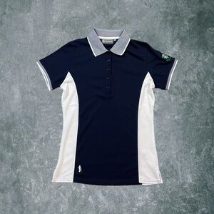 Ladies Glenmuir Birdseye Collar and Cuff Performance Pique Golf Polo Shirt Sm